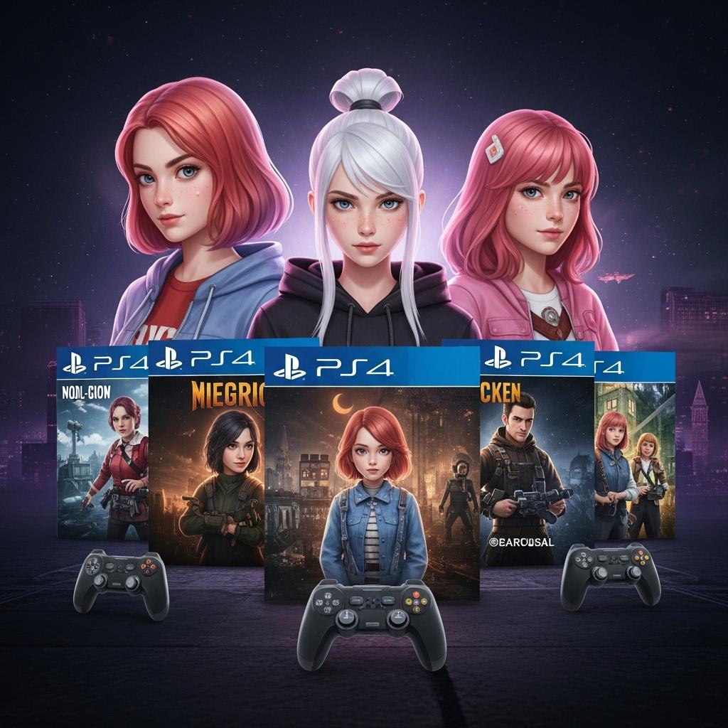بهترین بازی های PS4 برای دختران.
